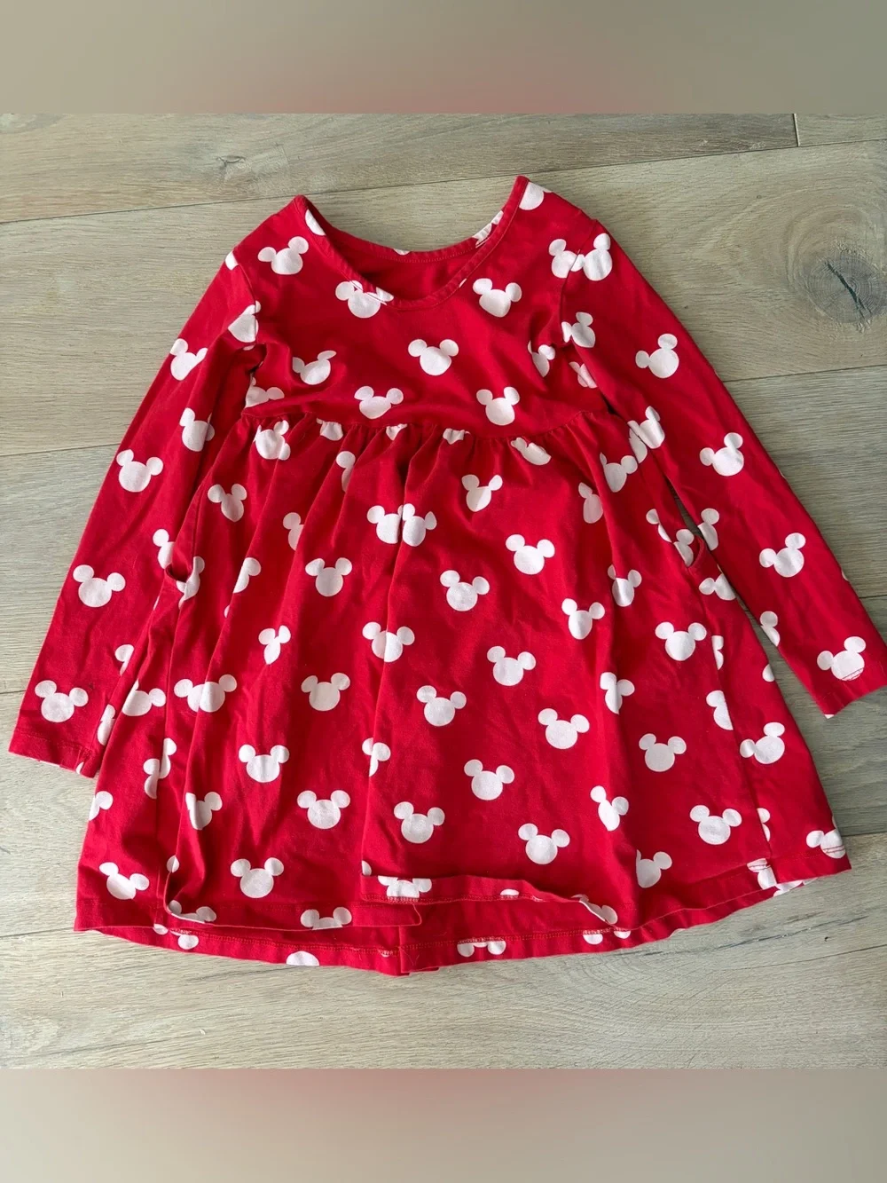 Hanna Andersson Disney Mickey twirl dress - size 6-7